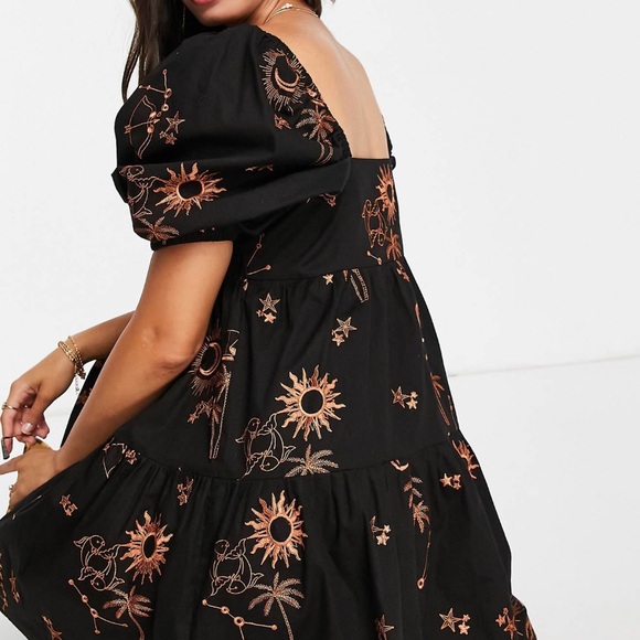 ASOS cotton tiered mini dress (4) - Picture 3 of 3